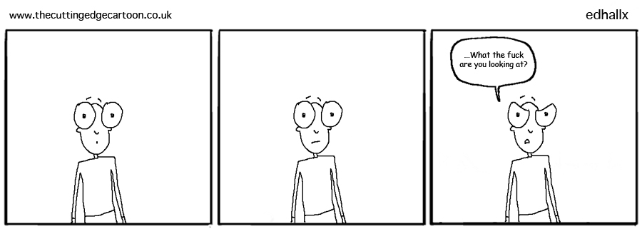 staring
